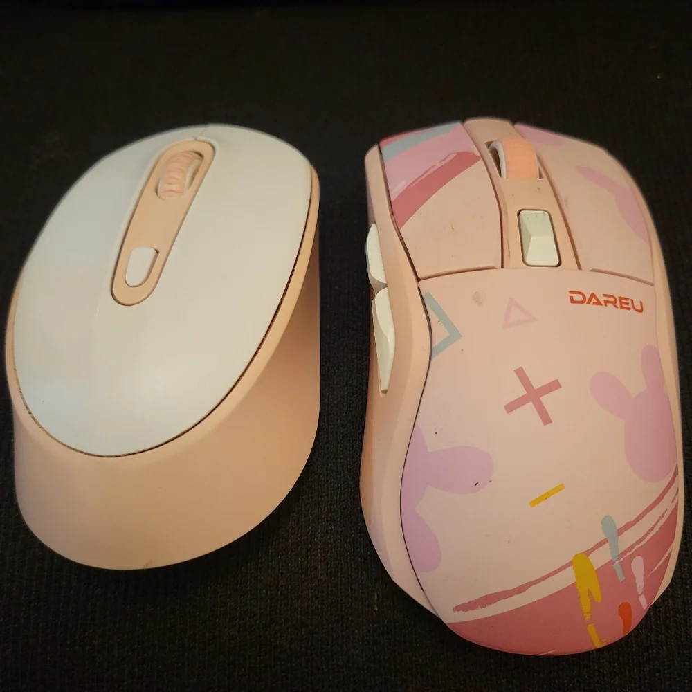 DAREU A950 Chewy Gaming Mouse & SEENDA IWG-FGM Mouse (RECHARGEABLE & WIRELESS)